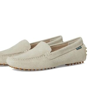 Eastland Men's Driving Moc Loafers Suede Slip-On Casual Shoes Cream Beige Comfor